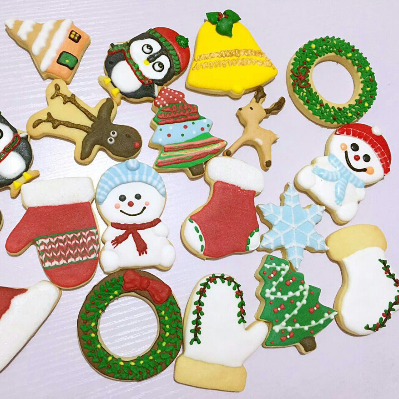 利用最简单的模具做出可爱的圣诞饼干