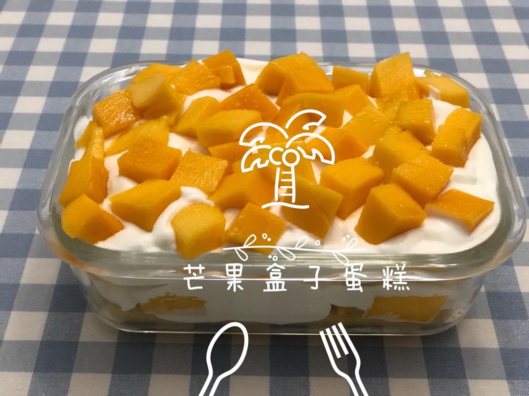 芒果千层蛋糕盒子