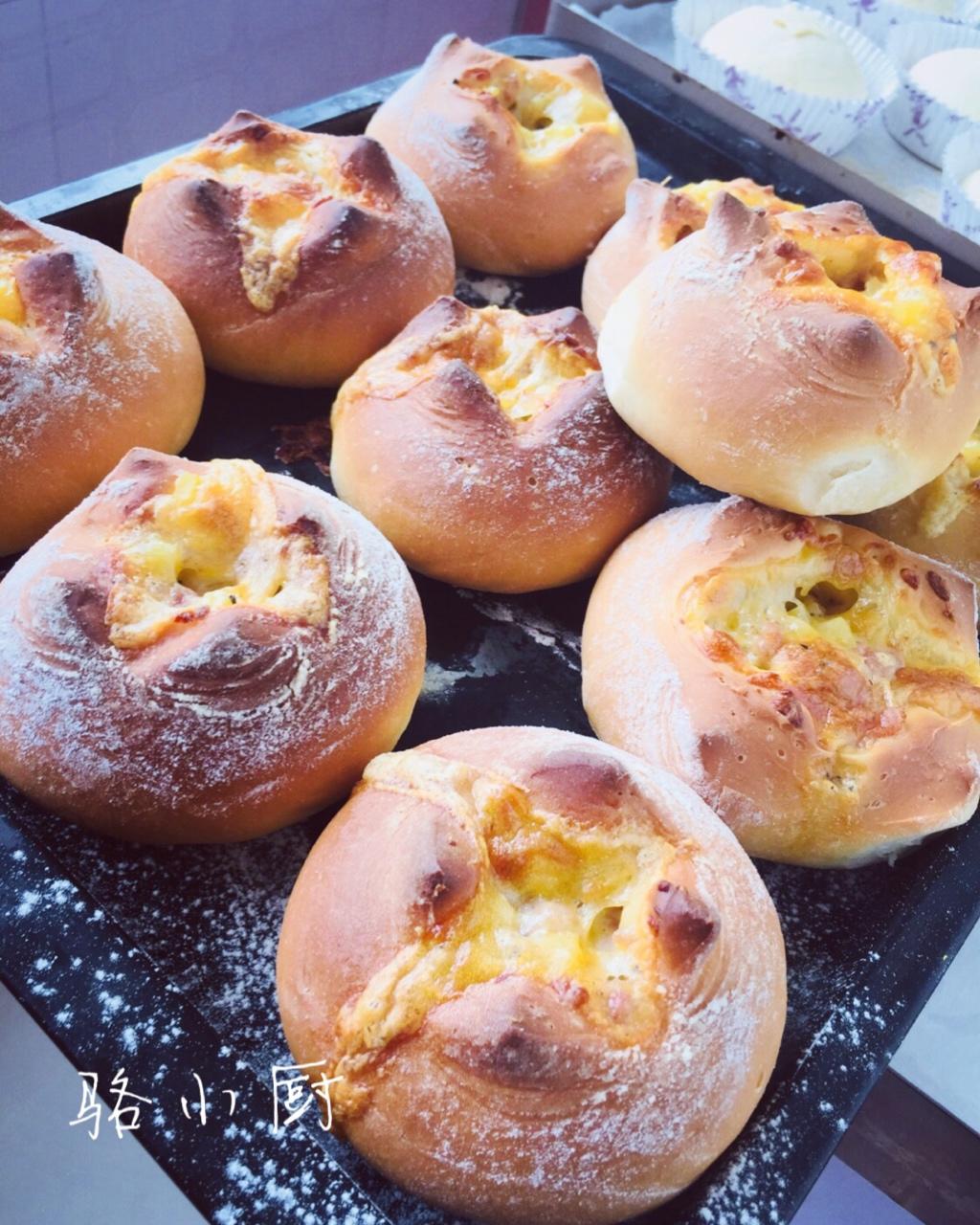 全麦芝士熔岩面包