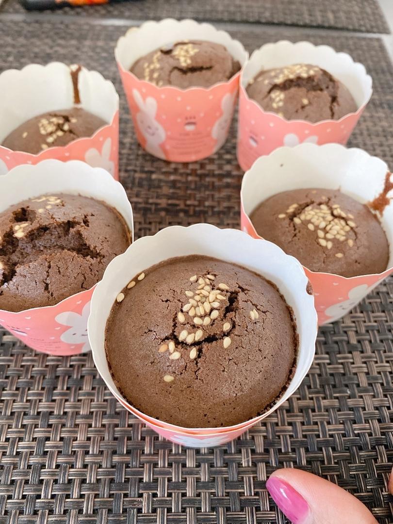 可可巧克力Cupcake纸杯子海绵蛋糕（甜品台都用本方）C6