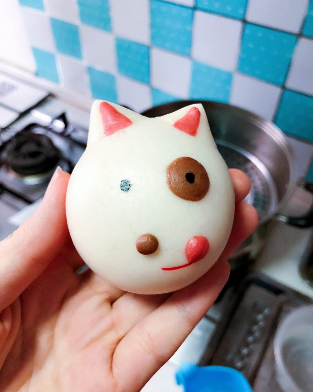 汪星人（牛头梗）馒头