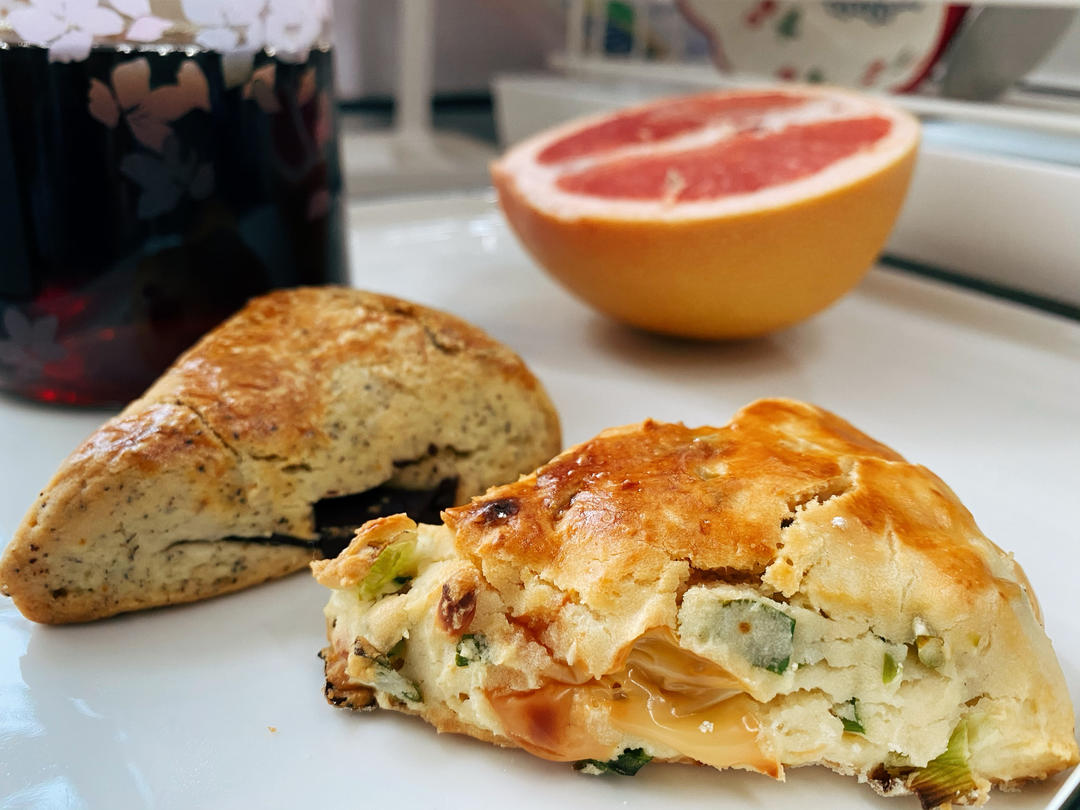 日式黑巧伯爵茶司康