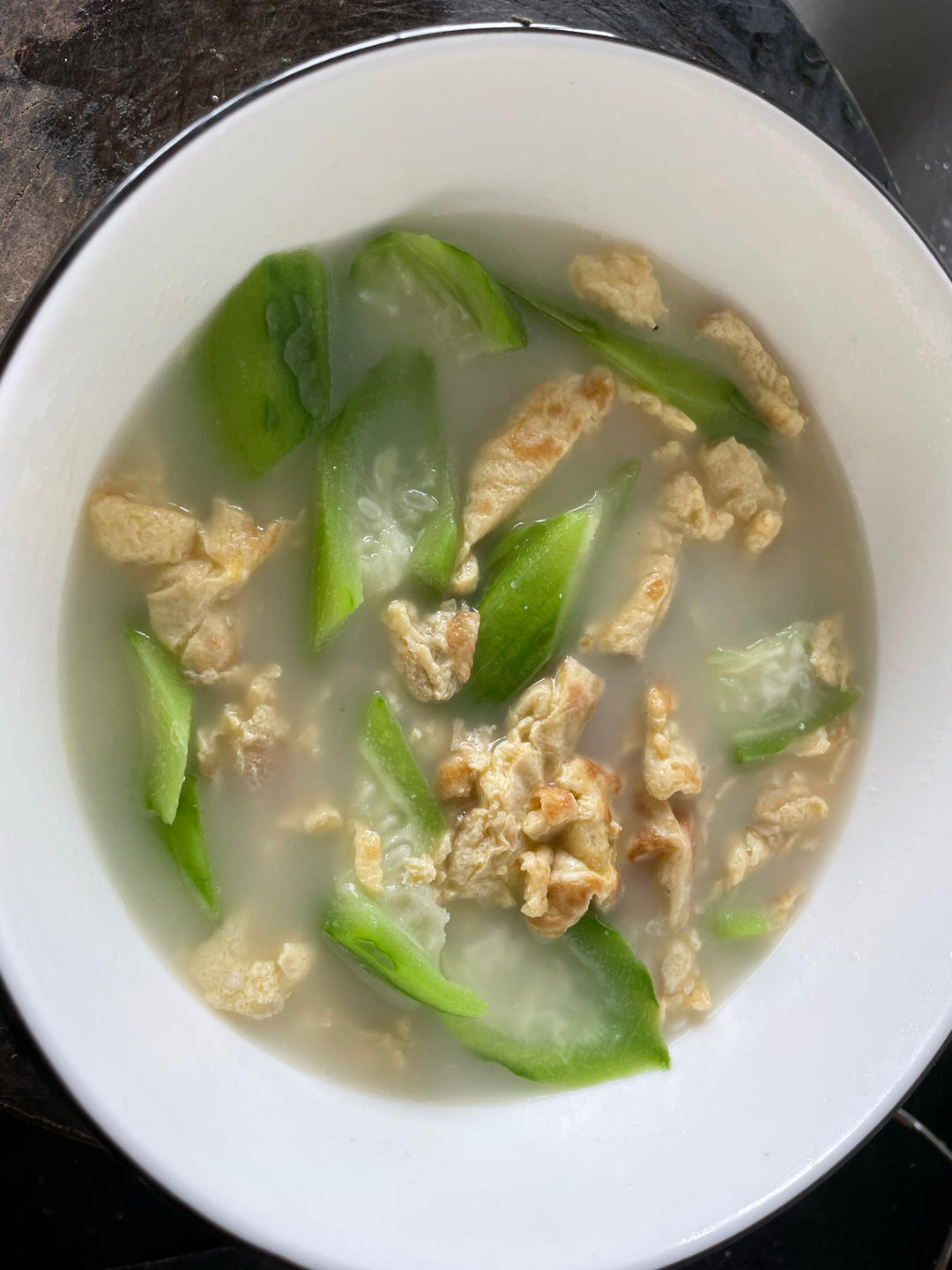 清淡的丝瓜鸡蛋汤