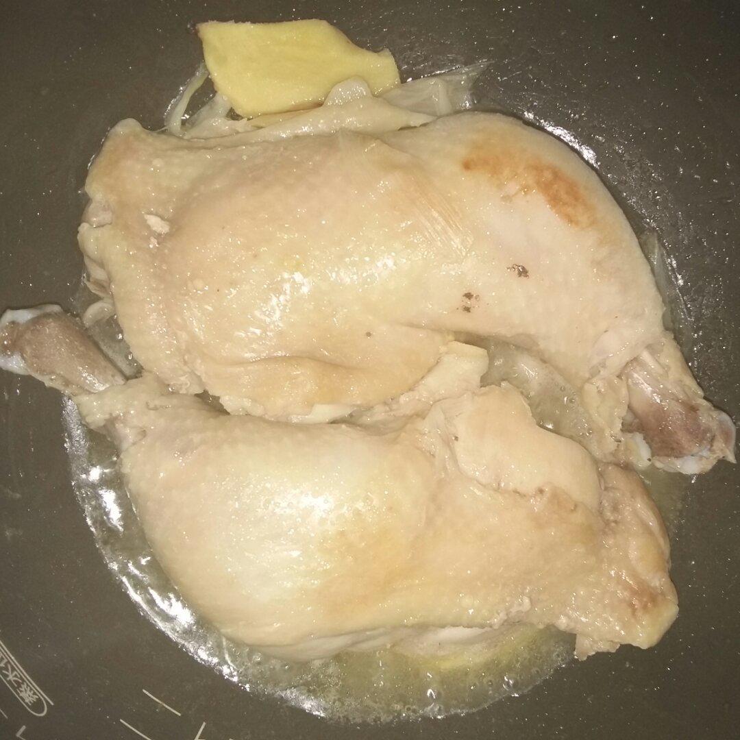 电饭锅简易版：盐焗手撕鸡