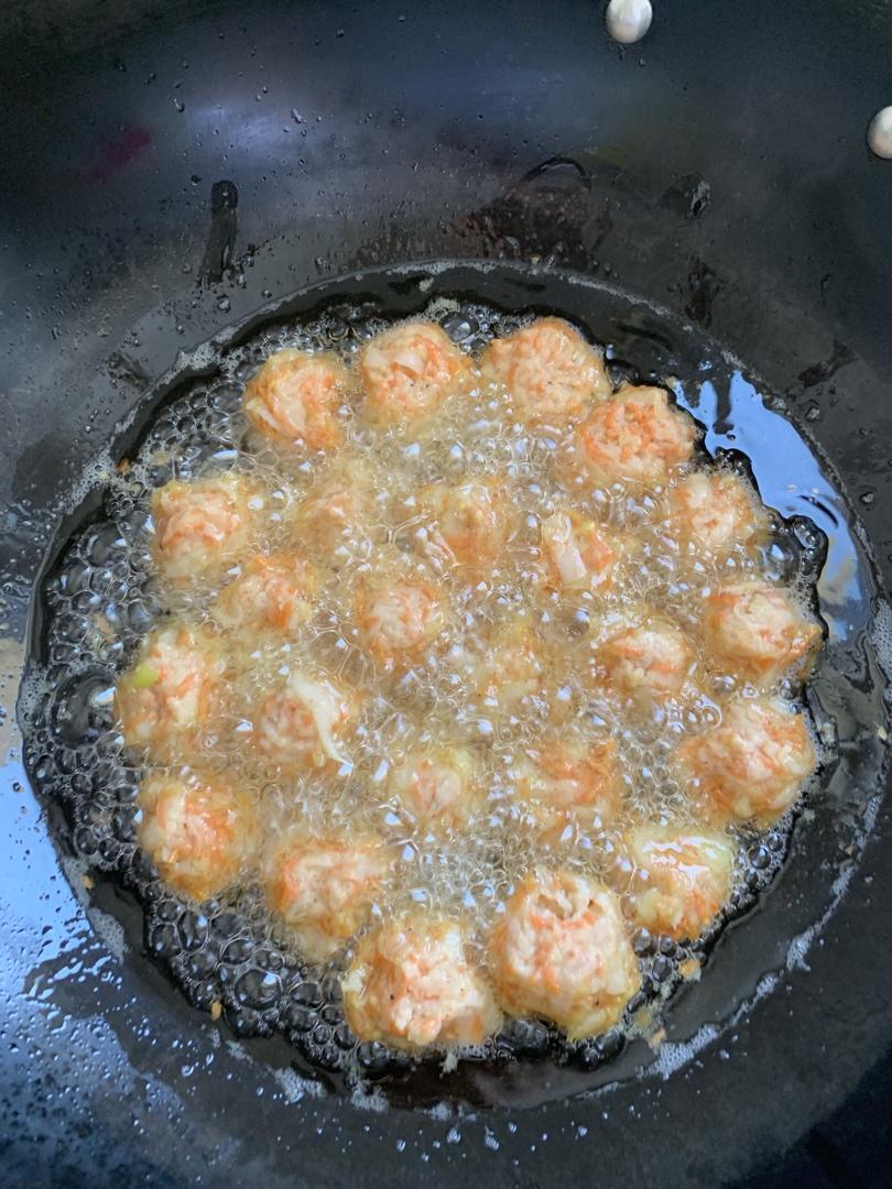 炸萝卜丝丸子