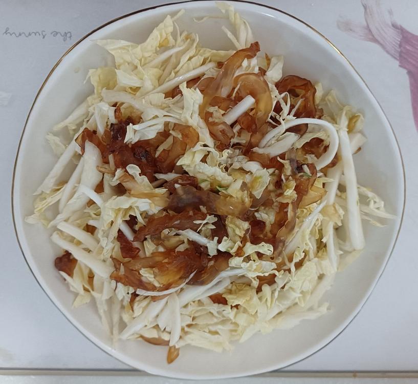 海蜇拌白菜