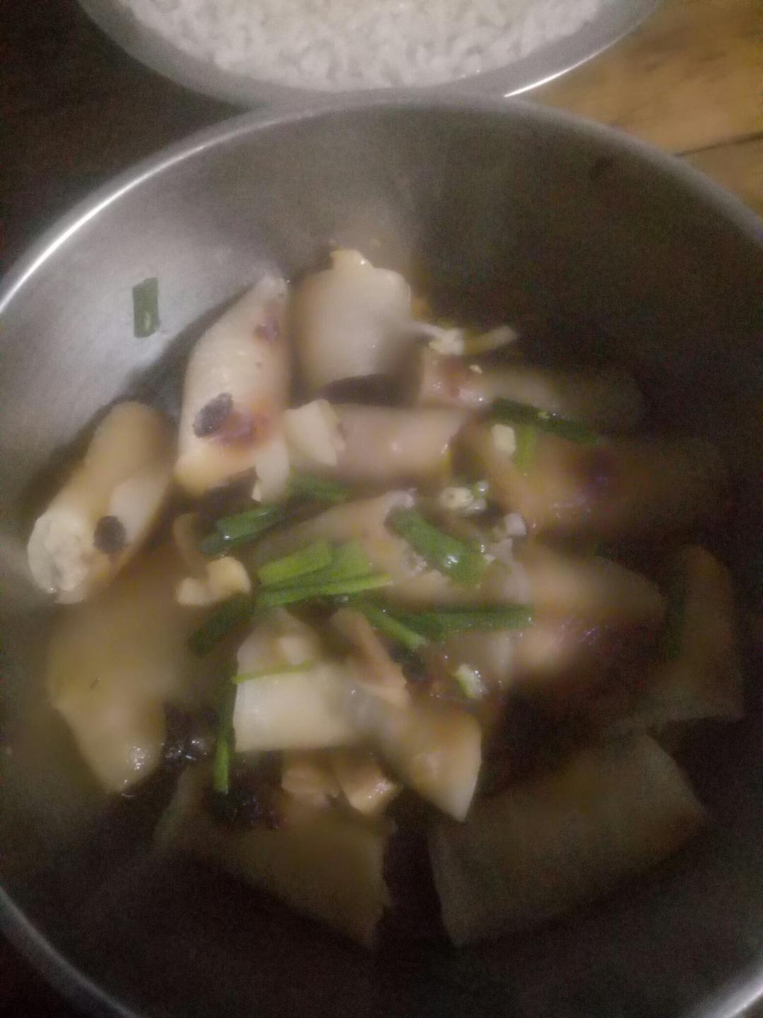 清蒸水晶萝卜卷
