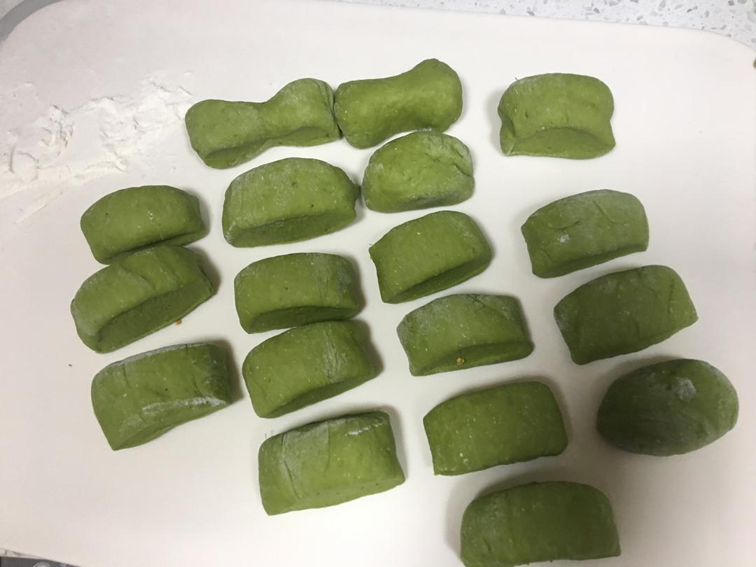 抹茶桂花馒头