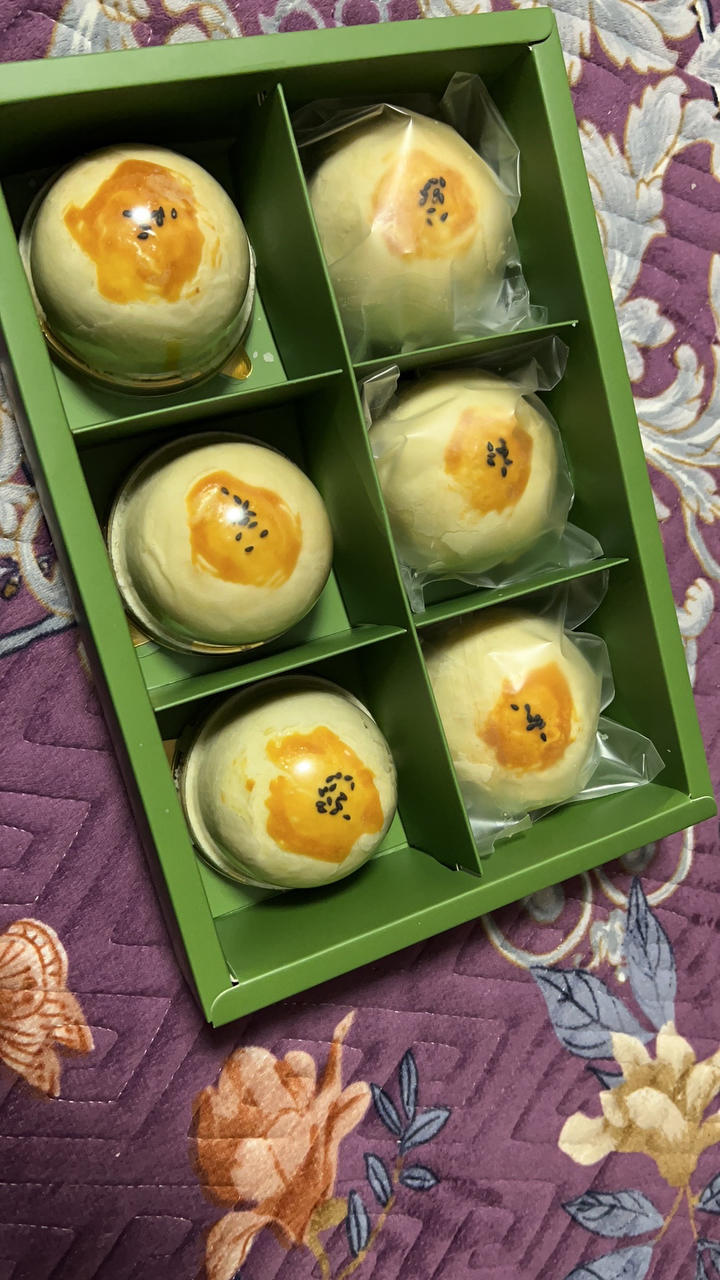 芝麻酥底麻薯肉松蛋黄酥