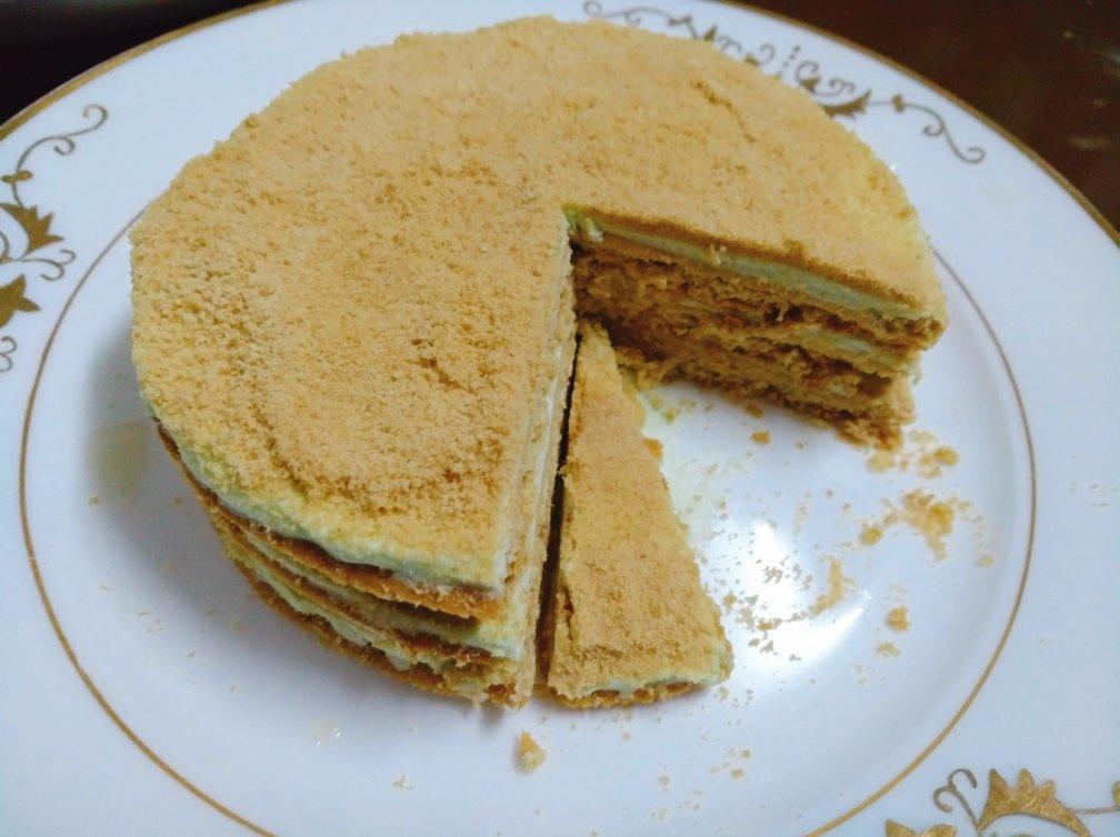 俄罗斯蜂蜜蛋糕   千层蛋糕【又名提拉米苏】