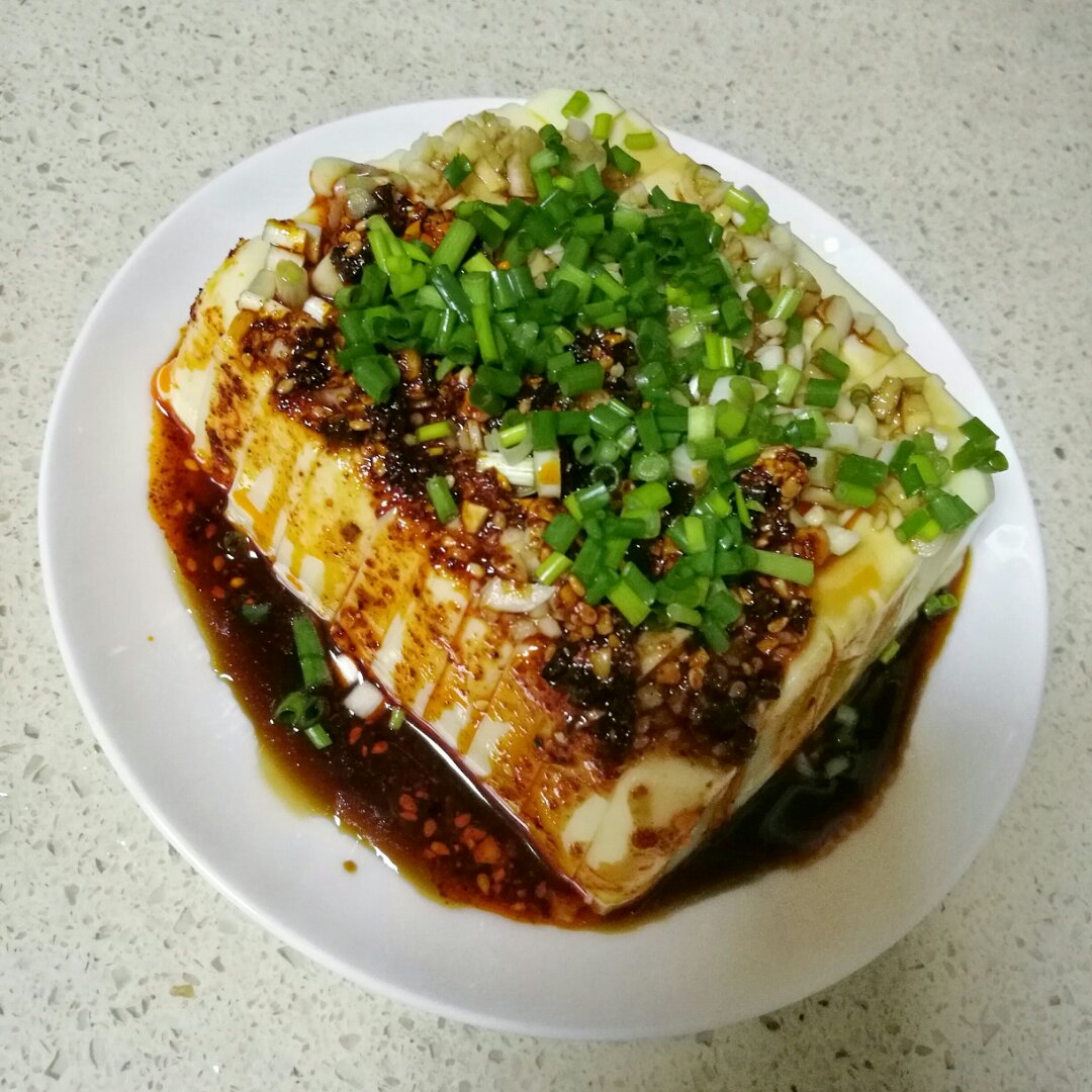 甜筒妈做的凉拌豆腐