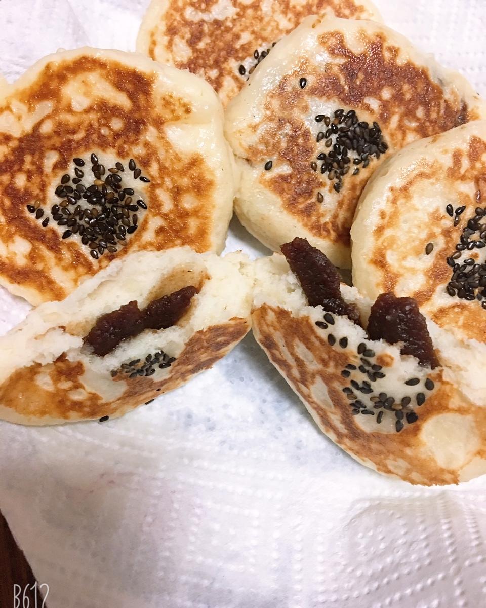 山药糯米豆沙饼