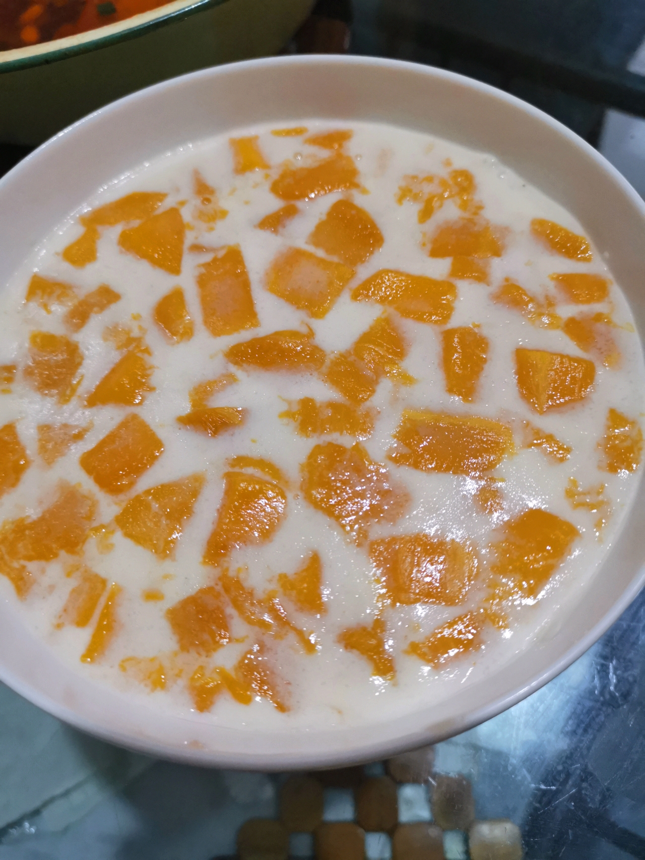 牛奶芒果布丁（白凉粉简易版）