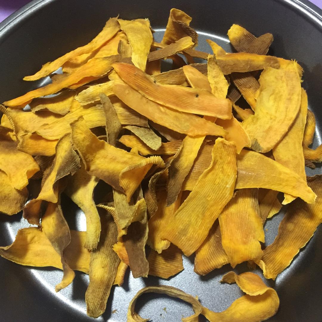 （无油烘焙）无油红薯片