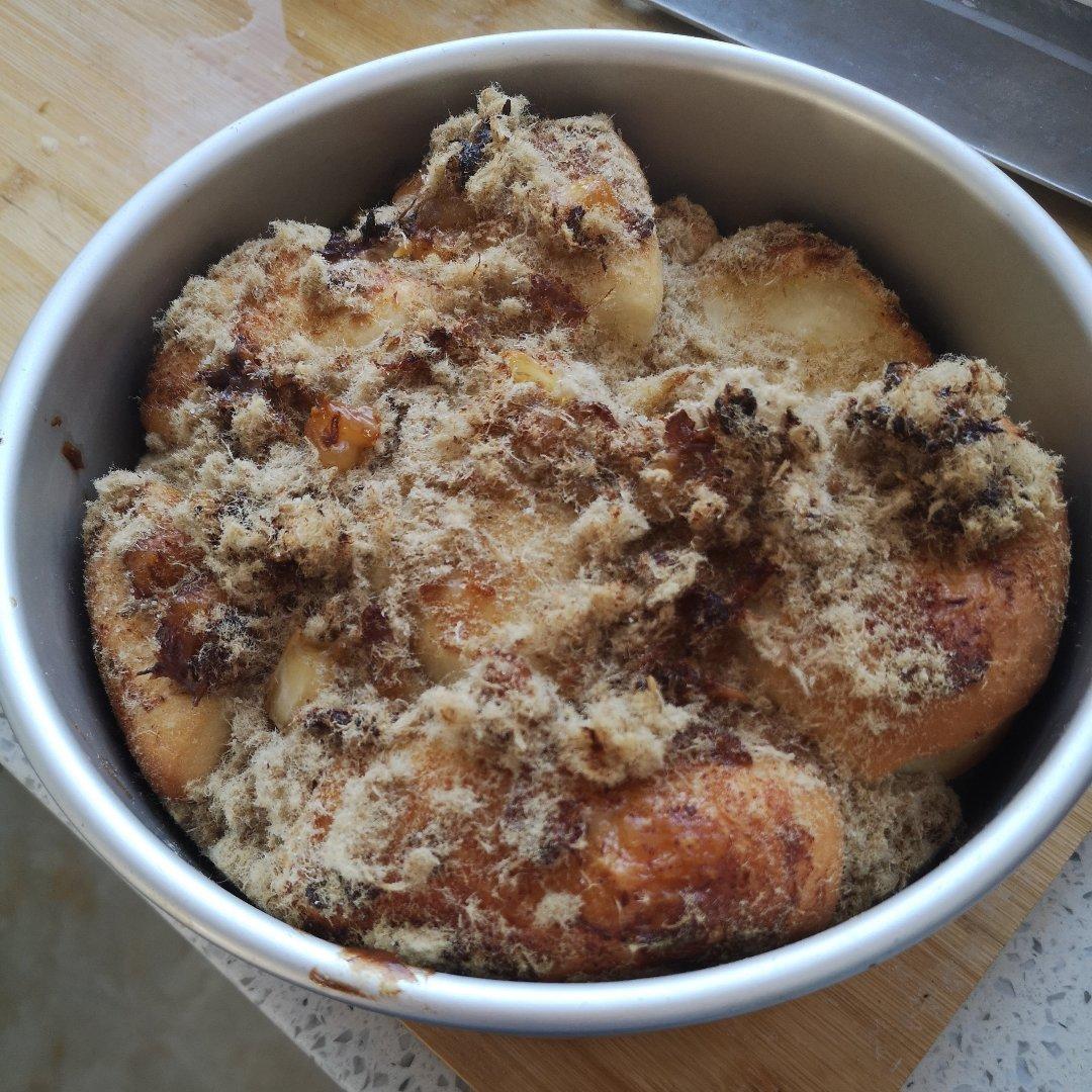 肉松手撕面包—超软会爆浆的面包哟