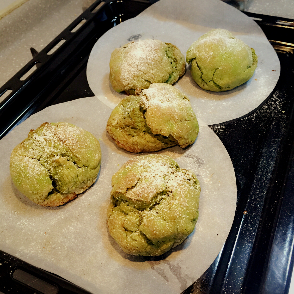 抹茶奶酪巧克力曲奇 Matcha Cream Cheese Choc Cookies