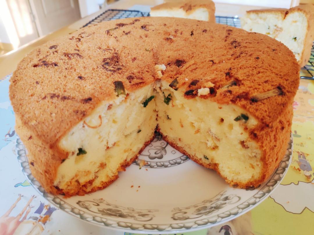 香葱肉松戚风蛋糕（六寸／八寸）