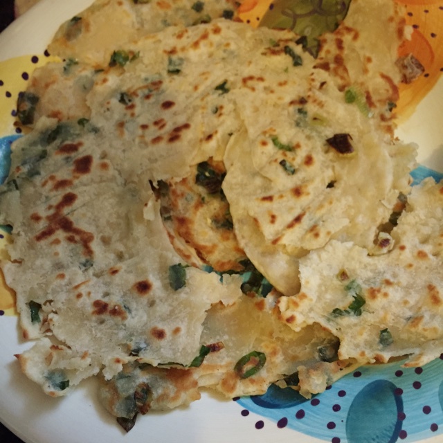 自制葱油饼