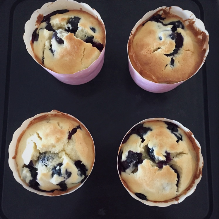 蓝莓玛芬蛋糕 Blueberry Muffin