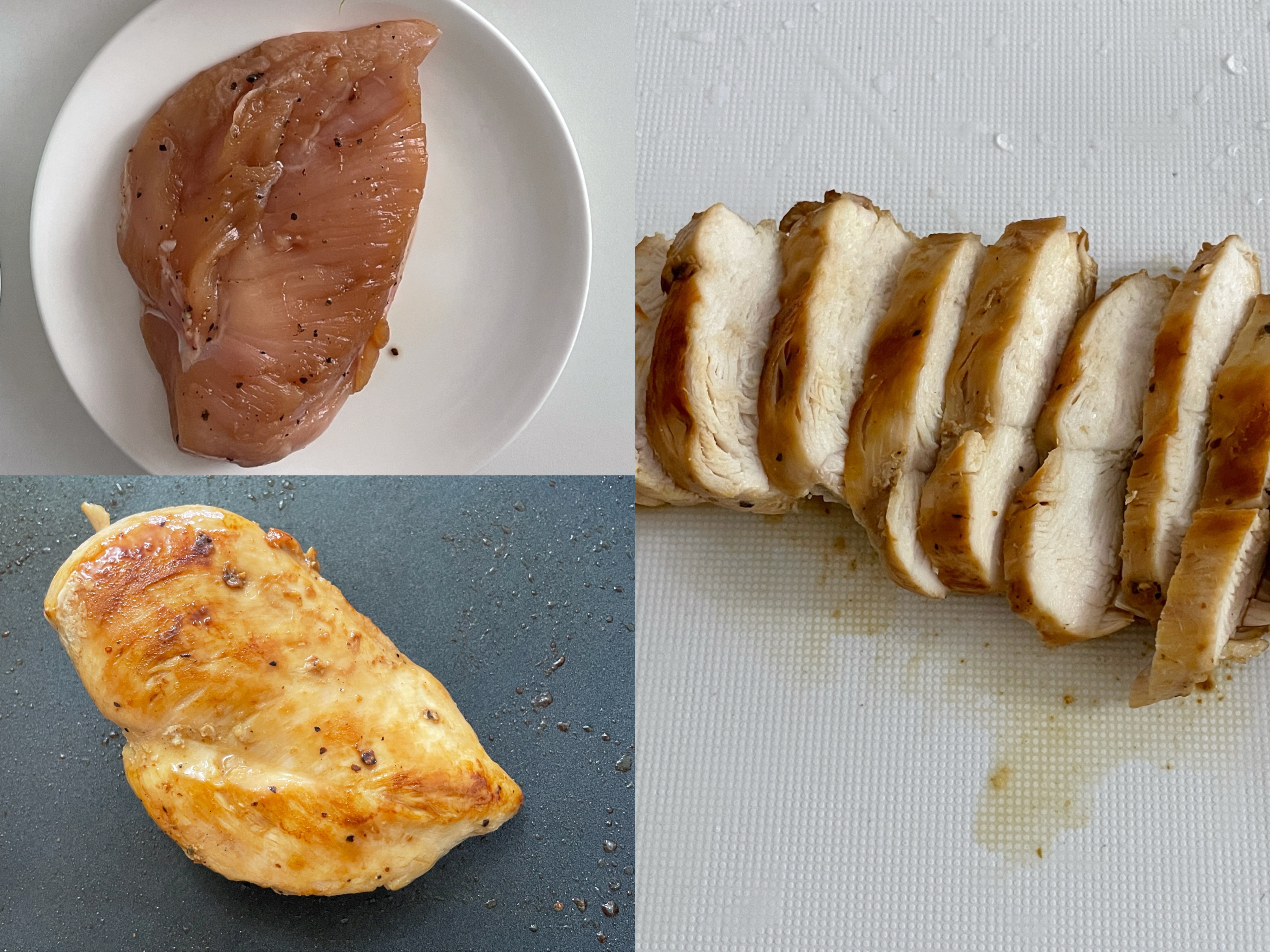 低脂轻食健康餐 ｜ 鸡胸肉波奇饭的做法 步骤2