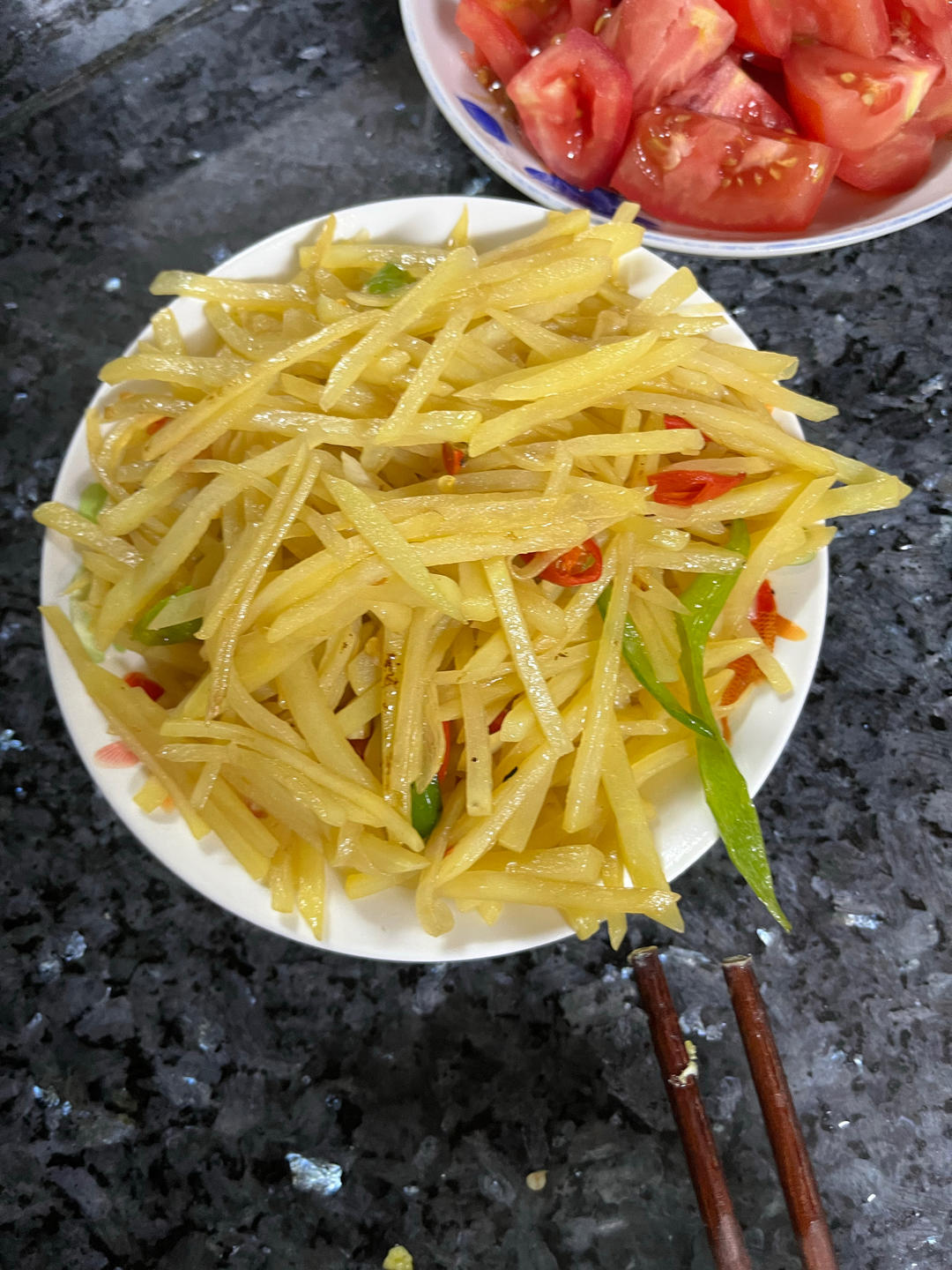酸辣土豆丝的家常做法 超级下饭