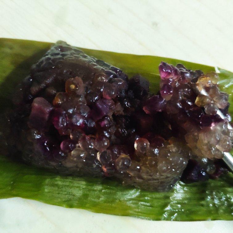 易消化的紫薯西米水晶粽子（包粽子统一手法）