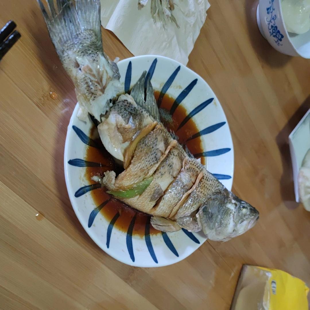 超入味清蒸鱼～清蒸鲈鱼桂花鱼（家常独创）