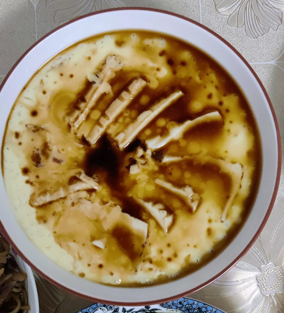 鸡蛋蒸豆腐