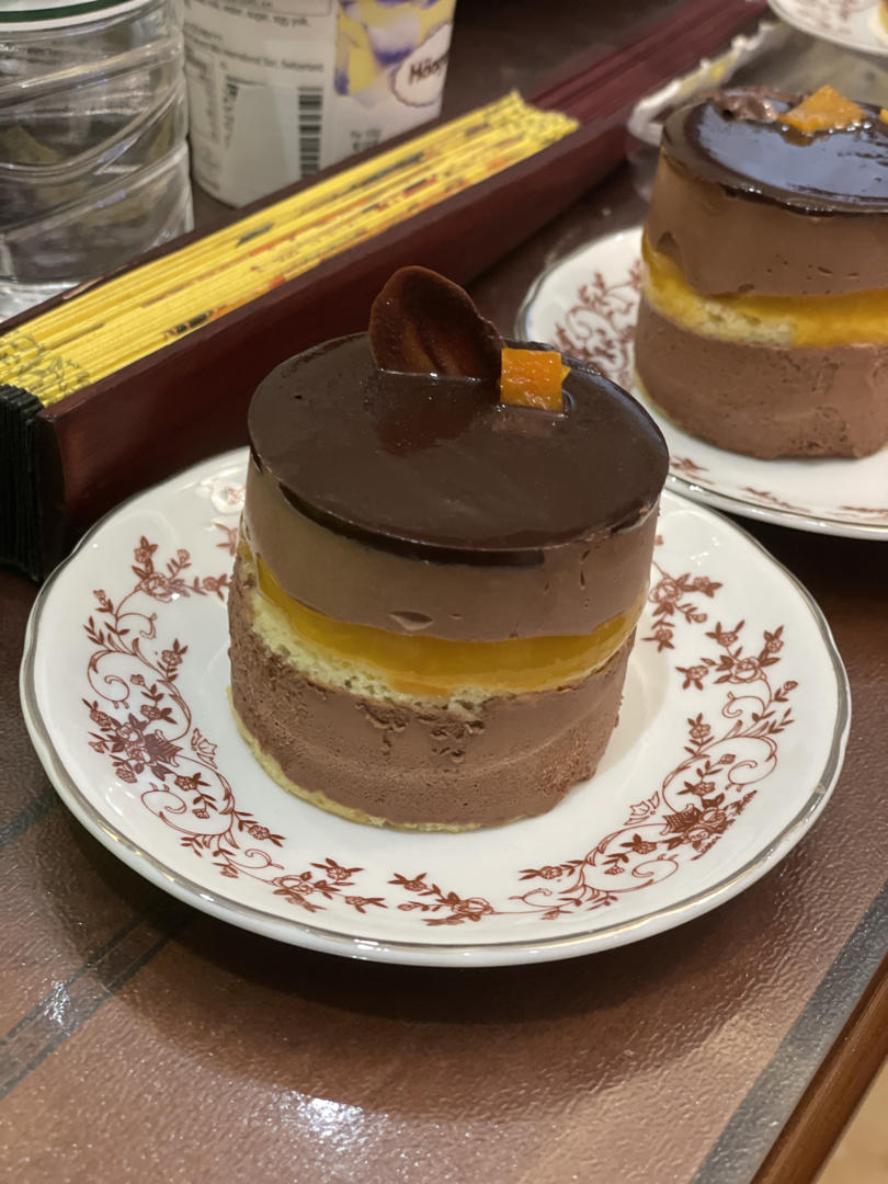 #拼颜值 也拼实力# Sunset Choco-橙子巧克力慕斯蛋糕