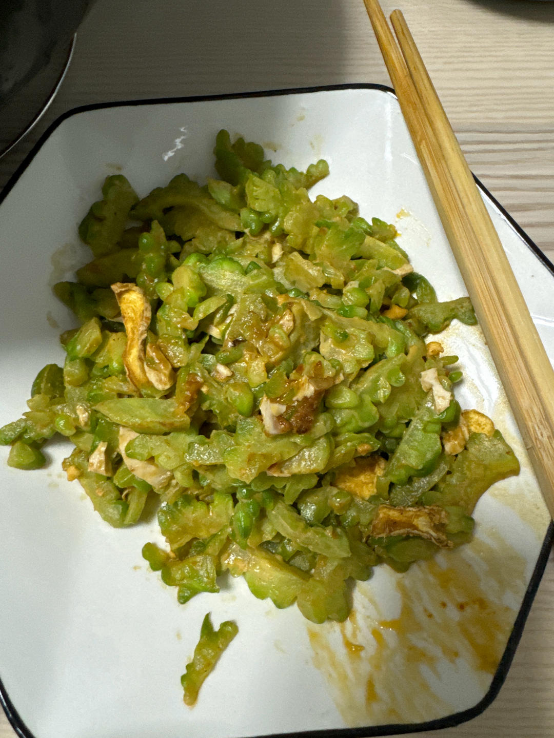 苦瓜咸蛋