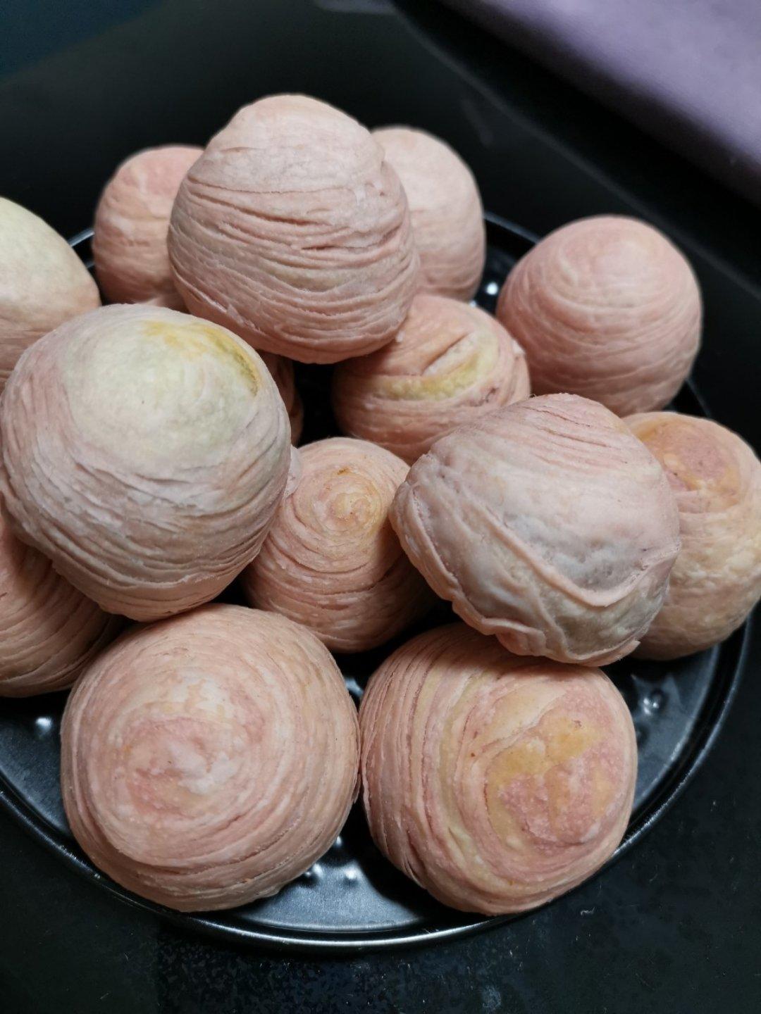 紫薯蛋黄酥（不用出膜也超级酥）