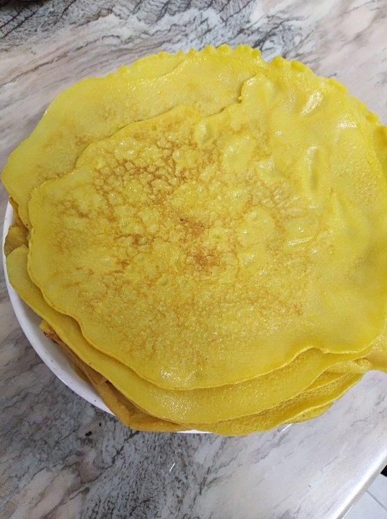 玉米面鸡蛋饼