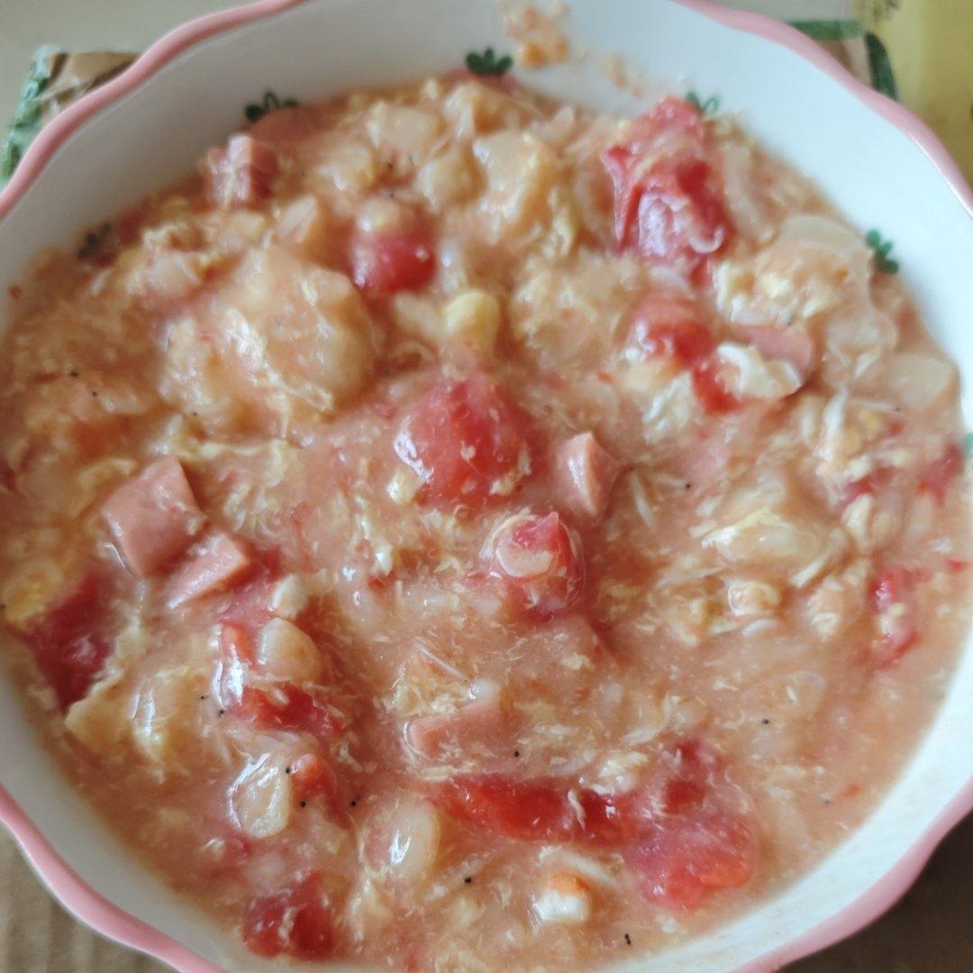 简单早餐-疙瘩汤