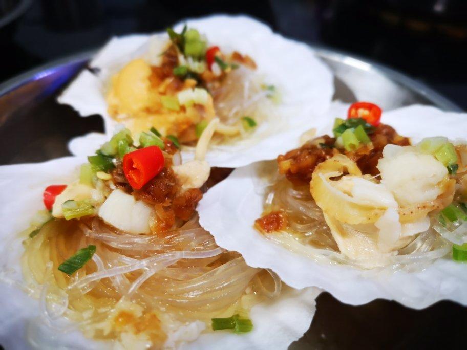 蒜蓉粉丝蒸扇贝