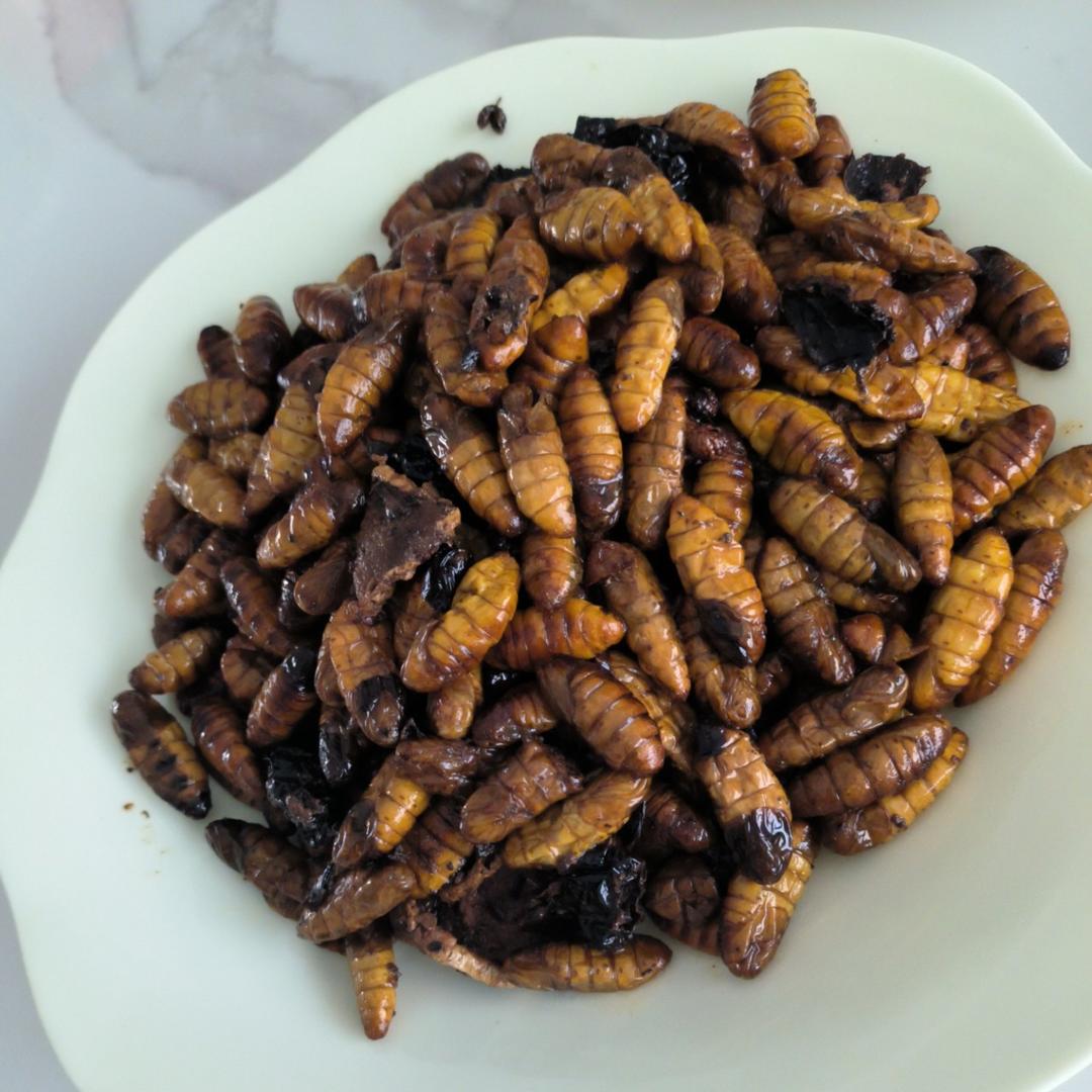 干煸小蚕蛹