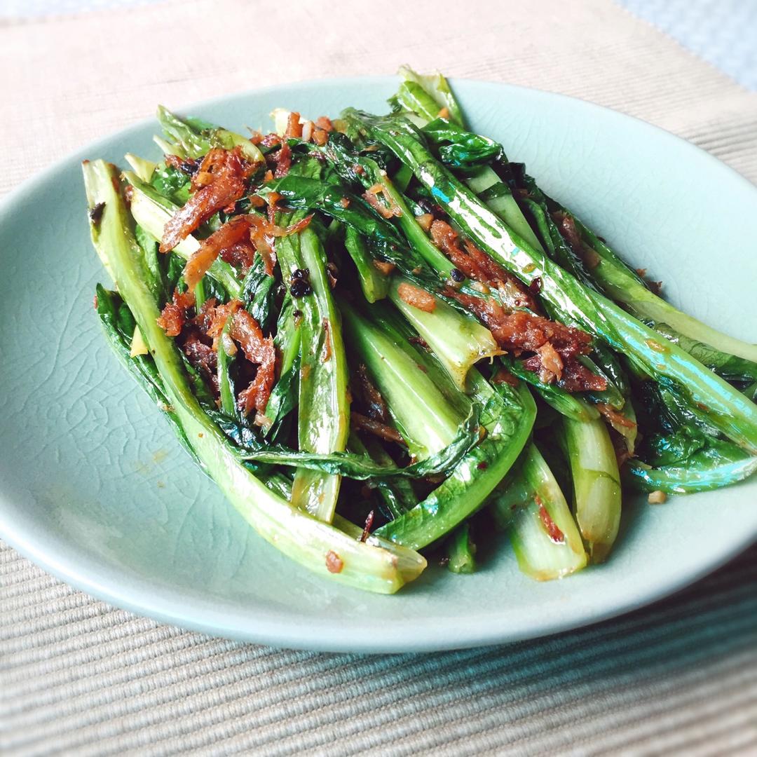 豆豉鲮鱼油麦菜