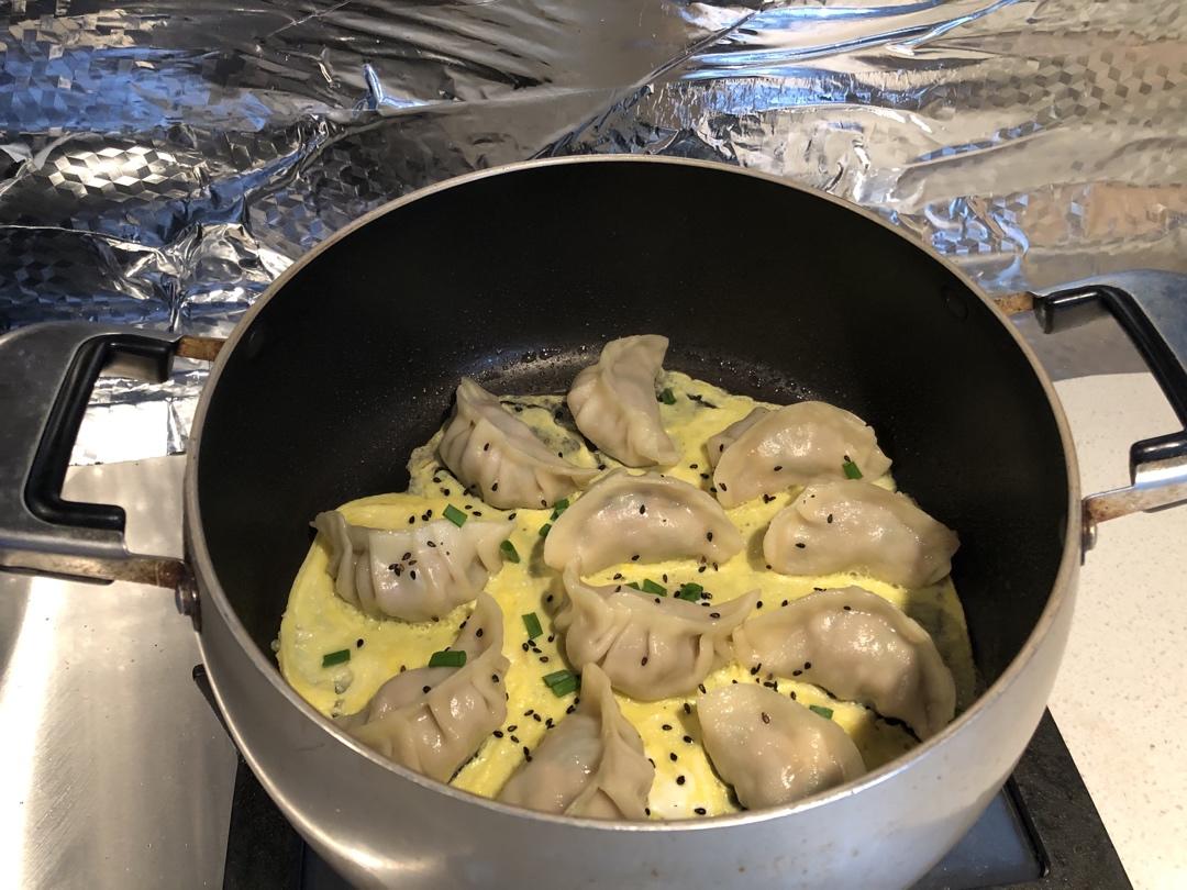 懒人快手抱蛋煎饺