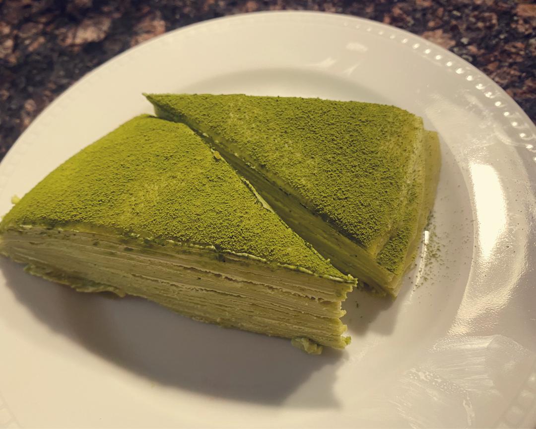 零失败懒人法抹茶千层蛋糕的做法步骤图 早安马西 下厨房