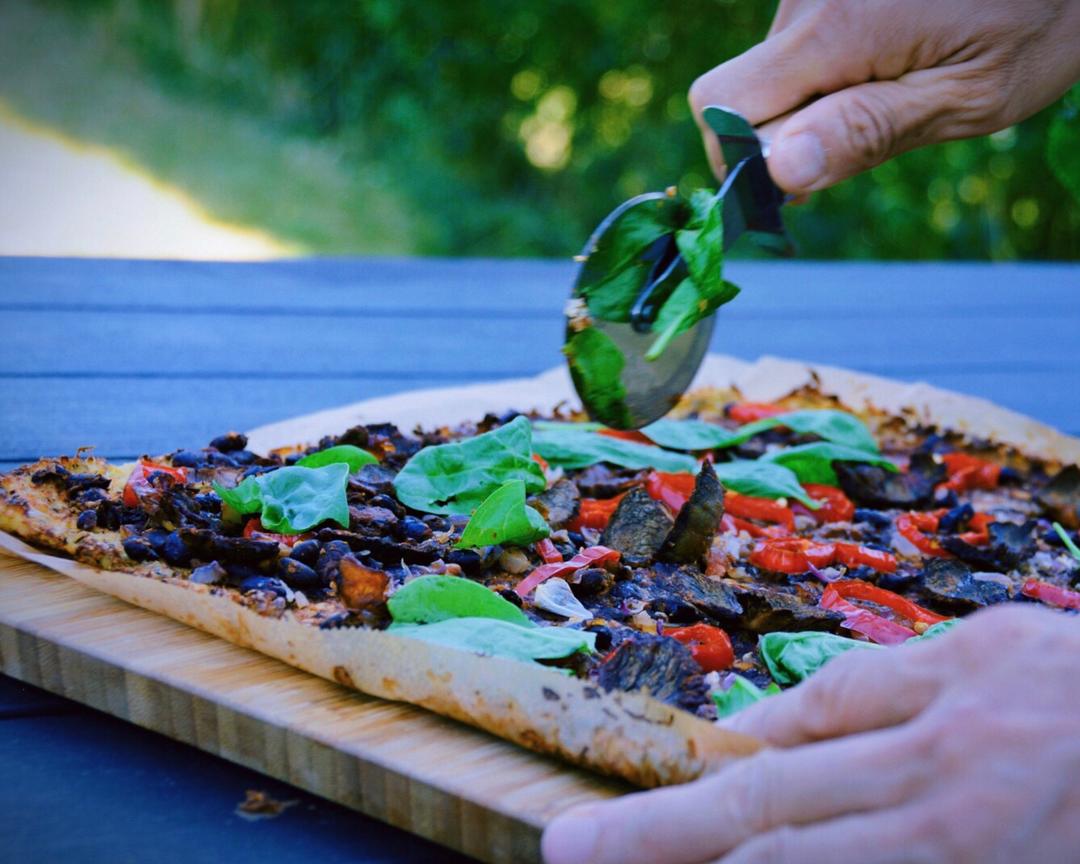 无面粉低热量的「花椰菜Pizza」