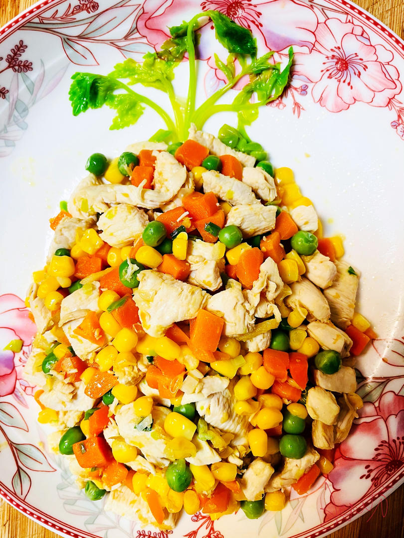 菠萝版金玉满堂（三色鸡丁）