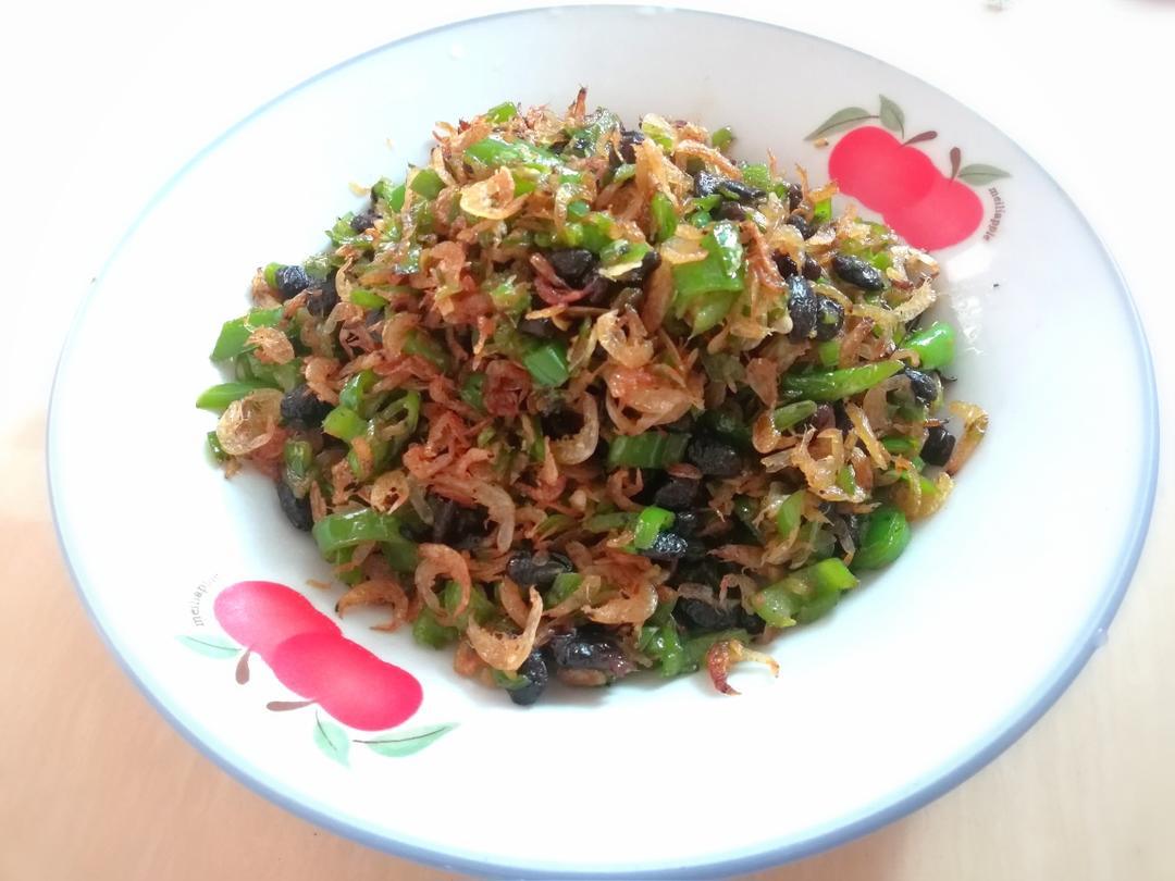 超下饭虾皮豆豉炒青椒