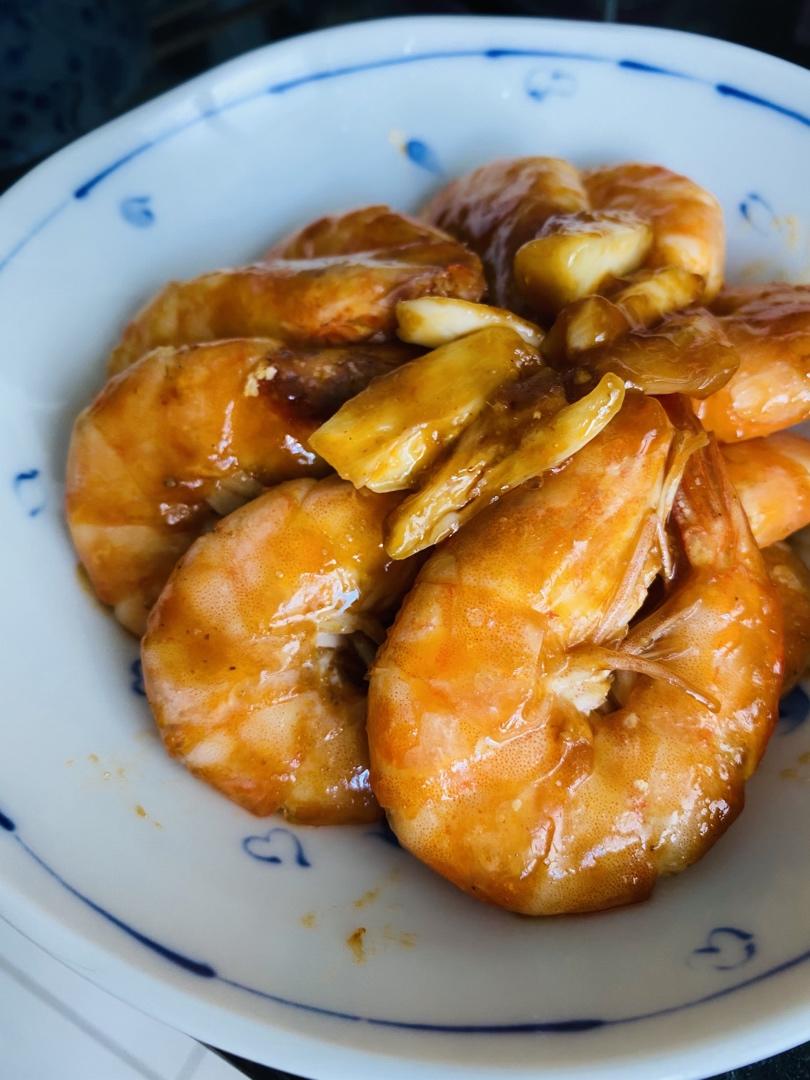 蒜蓉炒虾虾