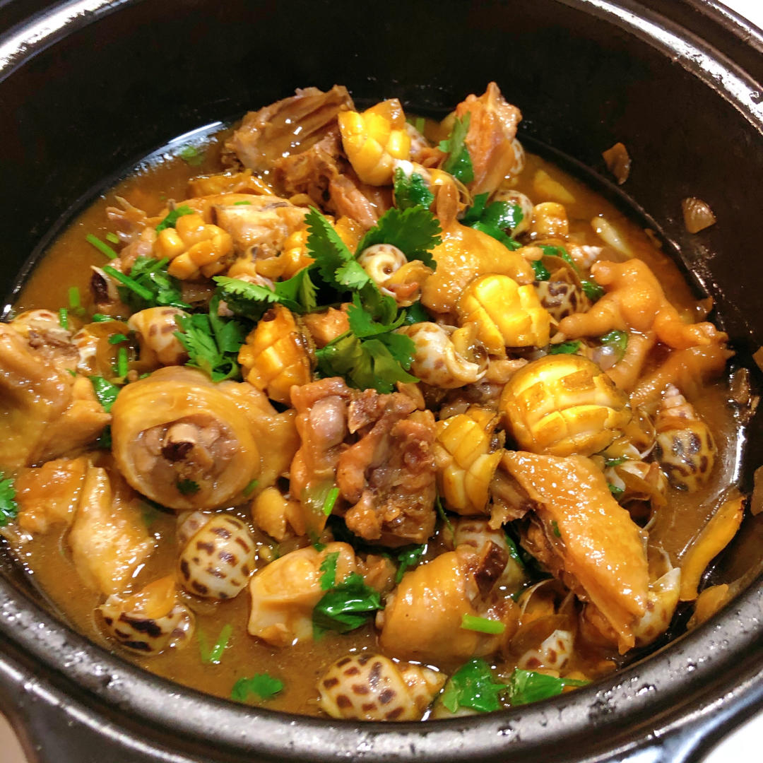 rucicy做的鲍鱼花螺炆鸡