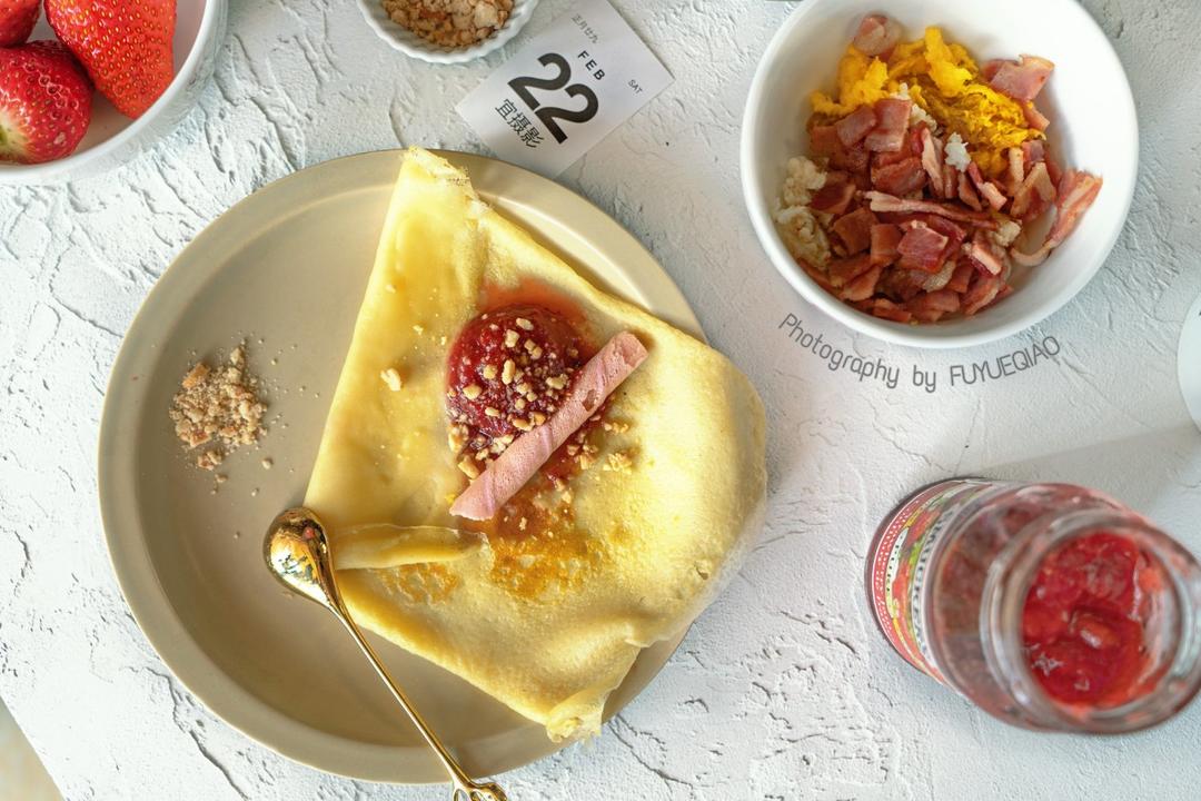 基础早餐可丽饼