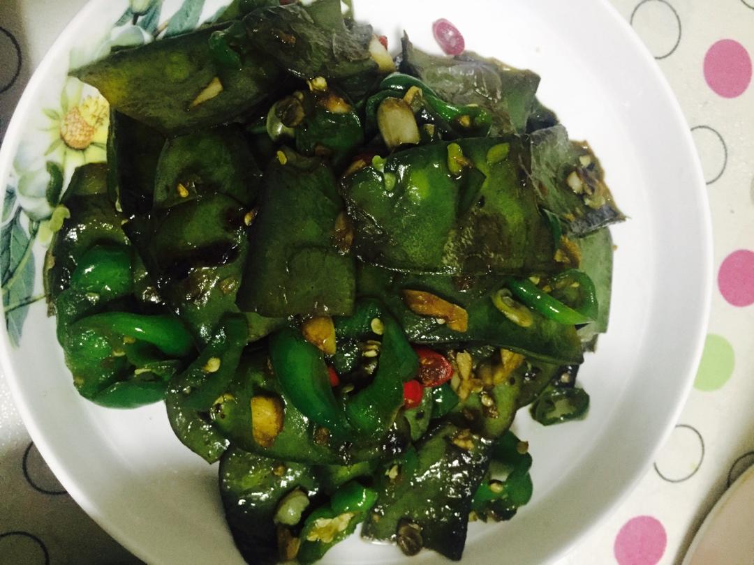辣椒炒扁豆