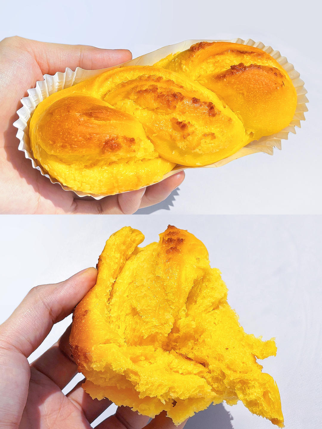 南瓜椰蓉手撕小甜包