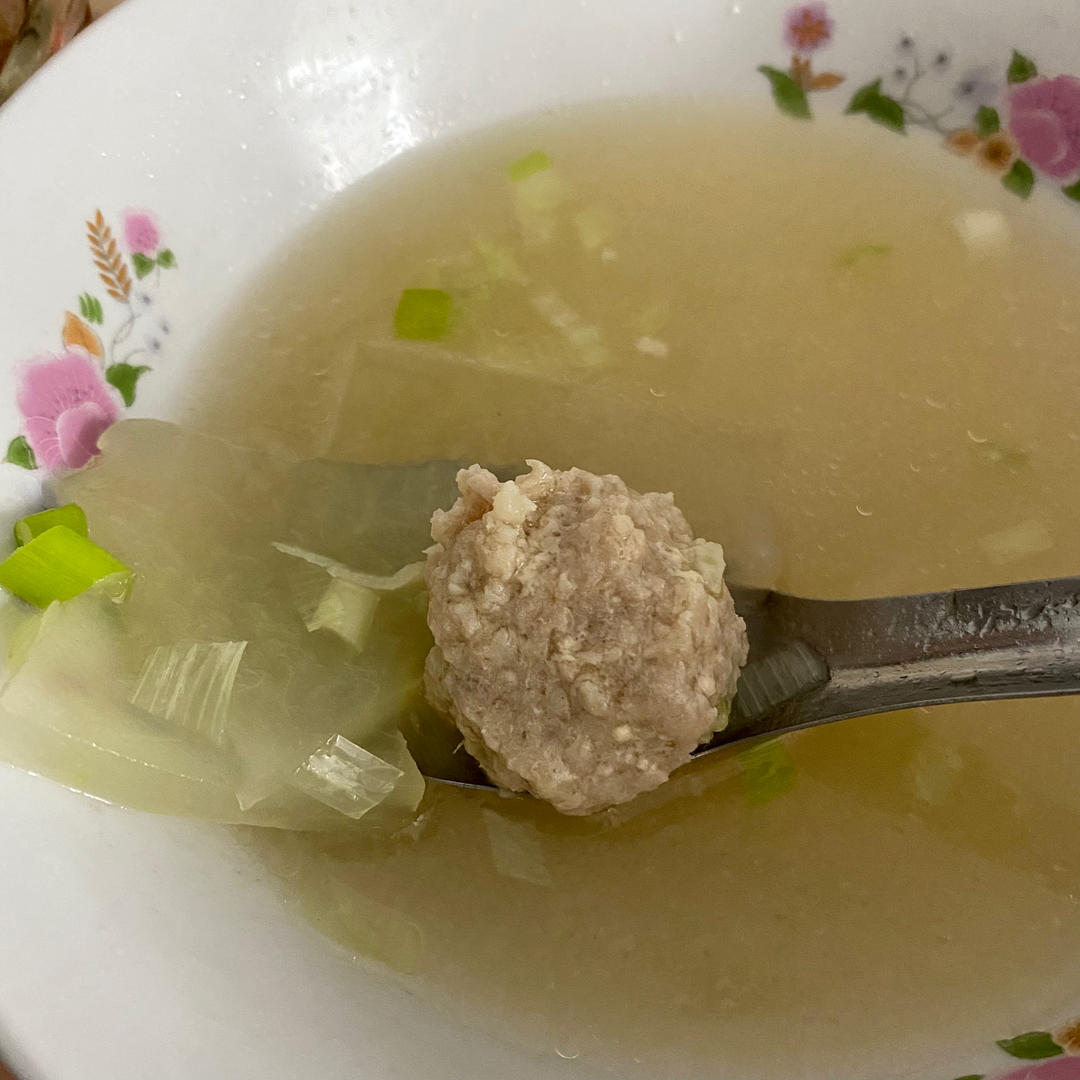 冬瓜汆丸子汤