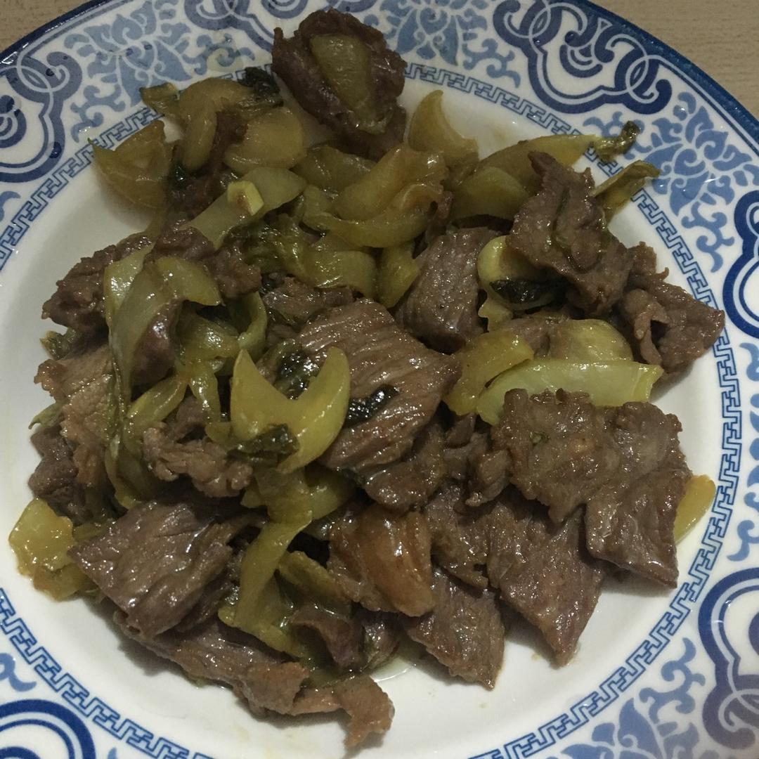 牛肉炒酸菜
