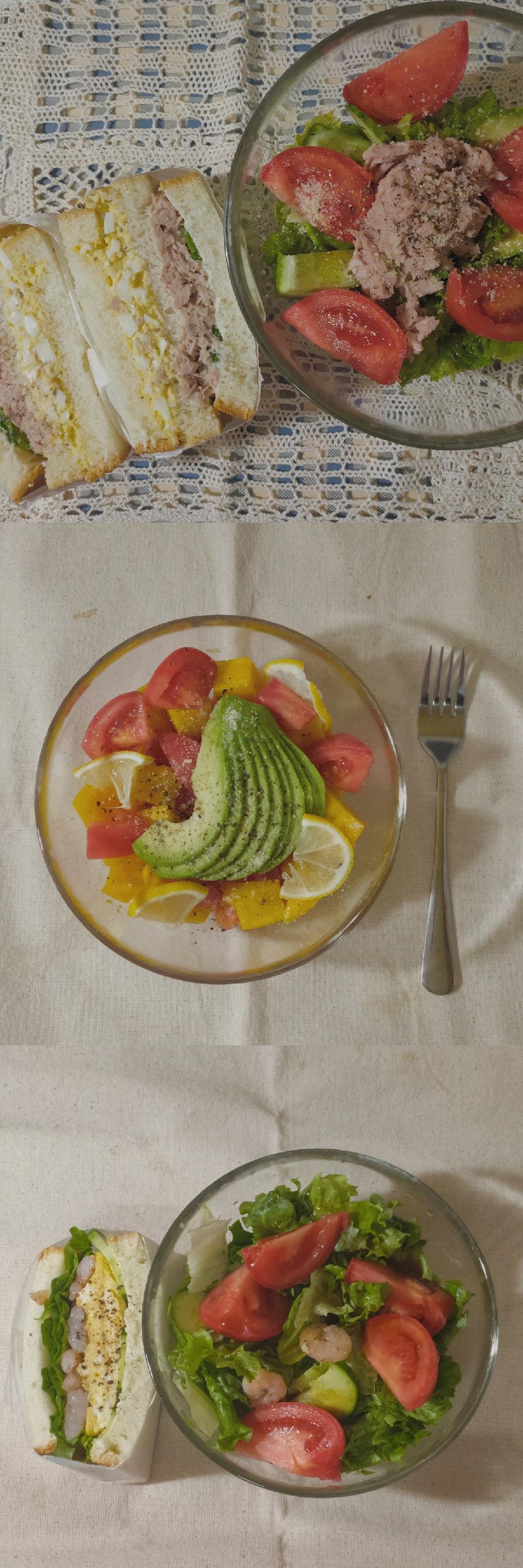 牛油果芒果沙拉