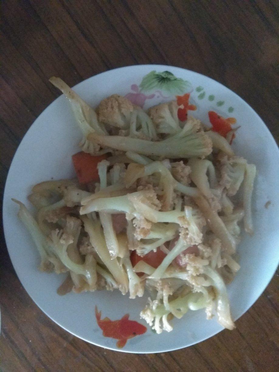 素炒菜花～超级入味